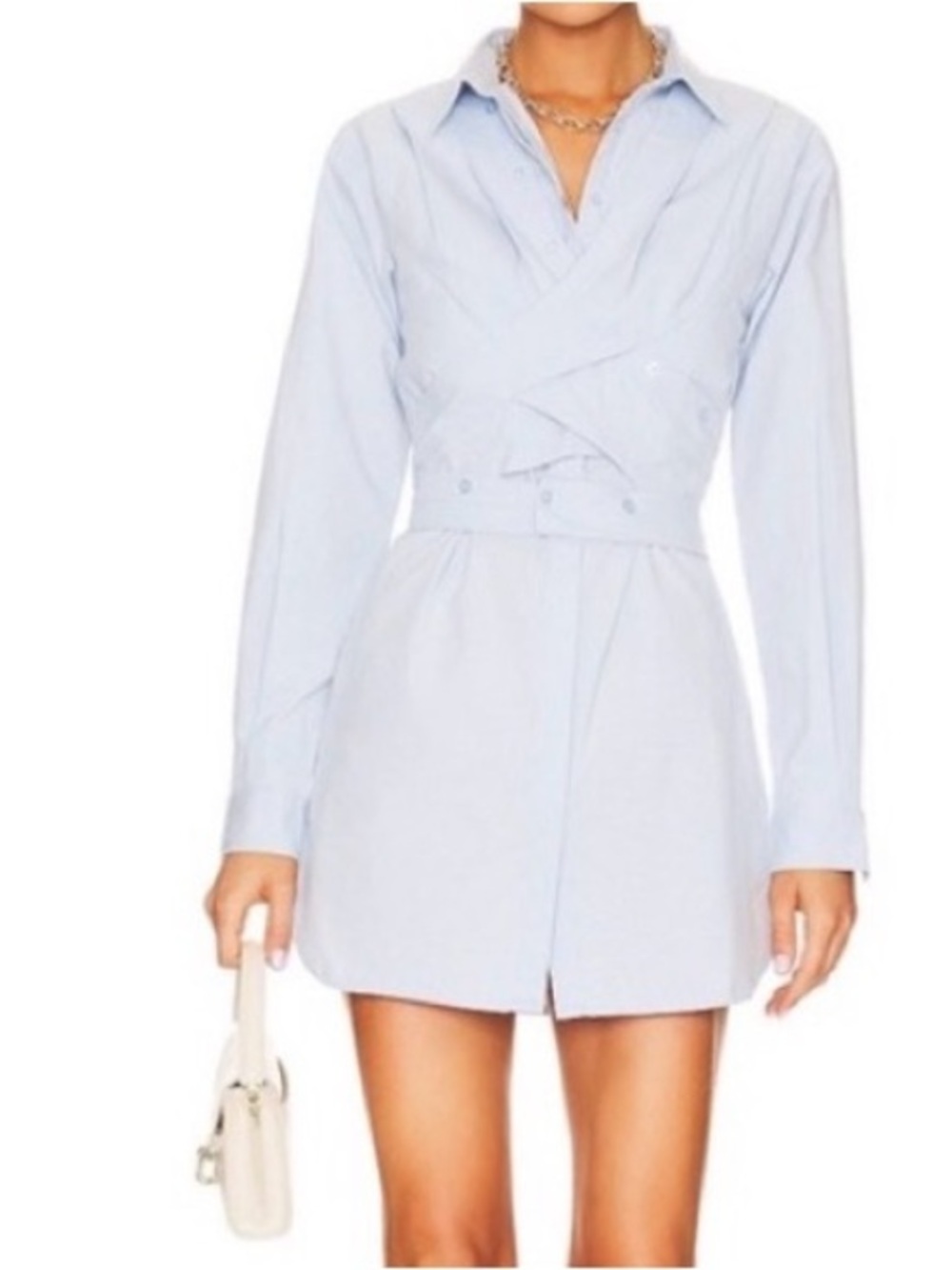 NWOT SOVERE DIXIE WRAP SHIRT DRESS S